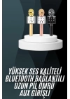 Karaoke Mikrofon Bluetooth Bağlantılı Aux Girişli Uzun Pil Ömrü Yüksek Ses Kaliteli