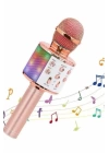 Karaoke Mikrofon Bluetooth Bağlantılı Aux Girişli Uzun Pil Ömrü Yüksek Ses Kaliteli