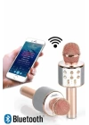Karaoke Mikrofon Dahili Hoparlörlü Sd-usb-aux Girişli Bluetooth Hoparlör