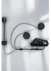 Kask Kulaklığı Motosiklet Intercom Interkom Dinleme Konuşma Özellikli Su Geçirmez