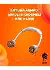 Katlanabilir Asılabilir Fan | USB Şarjlı, 3 Vitesli Sessiz Mini Fan