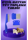 Kedi Köpek Tüy Bit Pire Toplayıcı Toplama Temizleme Tarağı Tarak Seti 4lü Set