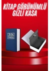 Kitap Görünümlü Gizli Kasa Büyük Boy Anahtarlı Kilitli Para Kasası