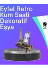Klasik Tasarımlı Ahşap Kum Saati – Ev ve Ofis İçin Masaüstü Aksesuarı