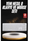 Klavye Mouse Seti Sessiz Kablosuz Türkçe TV  PC Uyumlu