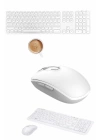 Klavye Mouse Seti Sessiz Kablosuz Türkçe TV  PC Uyumlu