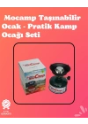 Kolay Ayarlanabilir Alevli ve Güvenli Metal Kamp Ocağı
