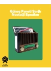 KTF-1428 Solar Panel Destekli Şarjlı Bluetooth Hoparlör – FM/AM/SW Radyo, AUX ve TF Kart Girişli