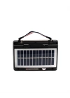 KTF-1428 Taşınabilir Güneş Enerjili Bluetooth Radyo Hoparlör – Şarjlı, Radyo, MP3, AUX Girişli