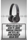 Kulak Üstü Bluetooth Kulaklık Yüksek Ses Kaliteli Ayarlanabilir