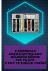 Kulak Üstü P9 Kablosuz Bluetooth Kulaklık ve 7 Kordonlu Akıllı Saat