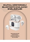 Kulakiçi Bluetooth Kulaklık V5.3 – 4’lü Set, Dijital Ekranlı, Gürültü Engelleme