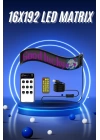Kumandalı App Kontrollü LED Ekran 16X192 Led Matrix Araç Camı Yazısı