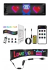 Kumandalı App Kontrollü LED Ekran 16X192 Led Matrix Araç Camı Yazısı