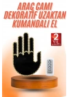 Kumandalı El Led Araba İçi 4 Farklı Mod El Orta Parmak Led