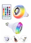 Kumandalı RGB Led Işık Bluetooth Hoparlör Ses Lambası Renkli Ampul