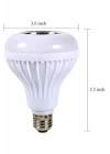 Kumandalı RGB Led Işık Bluetooth Hoparlör Ses Lambası Renkli Ampul