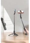 Kumandalı Tripod Telefon Tutucu Selfie Çubuğu 360 Derece Dönebilen
