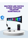 Kurulumu Kolay Renkli LED Yazı Paneli USB Girişli Esnek Yapılı Dijital Reklam Tabelası