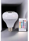 Lamba Led Hoparlör Dayanıklı ve Uzun Ömürlü Bluetooth Hoparlör