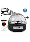 Led Işık Disko Topu Bluetooth Hoparlörlü USB Müzik Çalar Kumandalı