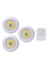 Led Lamba 3lü Uzaktan Kumandalı Yapışkanlı