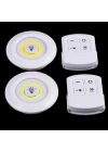 Led Lamba 3lü Uzaktan Kumandalı Yapışkanlı Beyaz Işık