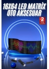 LED Matrix Panel RGB Ekran Kumandalı 16X64 Araç Camına Uygun