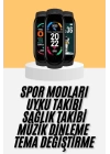 M6 Akıllı Bileklik Siyah Adımsayar Spor Takibi Android ve İOS Uyumlu