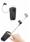 Makaralı Bluetooth Kulakiçi Yaka Kulaklığı Kablosuz Kulaklık