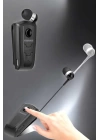 Makaralı Bluetooth Kulaklık Çağrı Cevaplama Kablolu Uzun Pil Ömrü