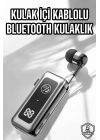 Makaralı Bluetooth Kulaklık Kulak İçi Dijital Göstergeli Yüksek Ses Kaliteli