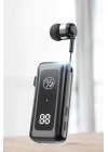 Makaralı Bluetooth Kulaklık Kulak İçi Dijital Göstergeli Yüksek Ses Kaliteli