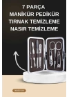 Manikür Pedikür Seti İkili Set El ve Ayak Bakımı Nasır Temizleme Protez Tırnak Çıkarma
