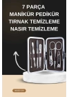 Manikür Pedikür Seti İkili Set El ve Ayak Bakımı Nasır Temizleme Protez Tırnak Çıkarma