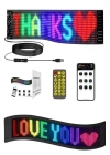 Matrix Led 16x192 Cama Yapışan Telefon Kontrollü Panel Dijital Ekran Kumandalı