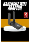 Mbps Wifi Alıcı Kablosuz Wifi Adaptörü Çift Band Çift Antenli