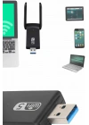 Mbps Wifi Alıcı Kablosuz Wifi Adaptörü Çift Band Çift Antenli