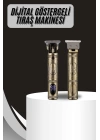 Metal Gövdeli Saç Sakal Çizim Kesme Tıraş Makinesi Kısaltma Makinesi