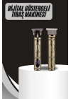 Metal Gövdeli Saç Sakal Çizim Kesme Tıraş Makinesi Kısaltma Makinesi