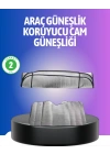 Metalize Reflektör Yüzeyli UV Koruyucu Araç Güneşliği – Serin ve Güvenli Sürüşler İçin