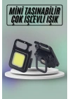 Mıknatıslı Parlak Led Işık 3 Fonksiyonlu Şarj edilebilir Ledli Mini Taşınabilir