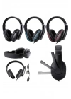 Mikrofonlu Gamer Kulaklık Oyuncu Kulaklığı Yüksek Ses Kaliteli Stereo Yumuşak Yastıklar
