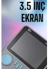 Mini Atari El Atarisi 3.5 inç Ekran Çift Konsol 666 Adet Retro Oyun Gameboy El Atarisi