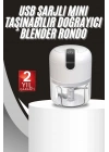 Mini Doğrayıcı Rondo Taşınabilir Mini El Blender Paslanmaz Çelik