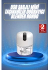 Mini El Rondosu Şarjlı Doğrayıcı Taşınabilir Rondo Blender 250 ML