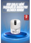 Mini El Rondosu Şarjlı Doğrayıcı Taşınabilir Rondo Blender 250 ML
