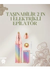 Mini Elektrikli Epilatör Cihazı – USB Şarjlı, Acısız Yüz ve Kaş Bakım Aleti