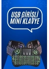Mini Klavye Gaming Pc Playstation Ledli Mouse Rgb Mouse Bluetooth Usb