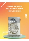 Mini Klima Fan | USBli, 7 Renk Gece Işığı, 3ü 1 Arada Fonksiyon